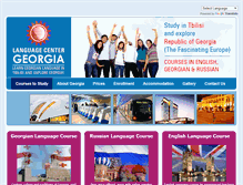 Tablet Screenshot of georgiancourses.com